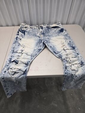 Men's FWRD Denim Distressed Jeans 46x32
